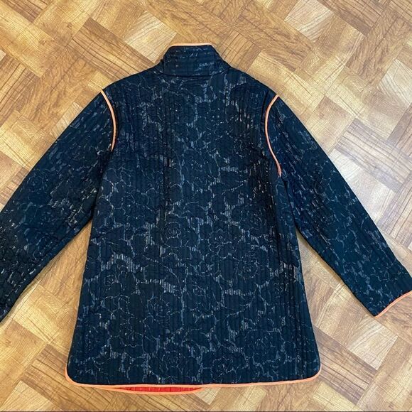 Vintage Asian quilted tunic lounge jacket L - Picture 4 of 5
